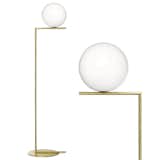 Michael Anastassiades debuted his IC Collection in 2013 for Flos. The body comes in brass- or chrome-finished steel; the diffuser is blown opaline glass.   Photo 7 of 10 in Floor Lamp Admiration Society by Amanda Dameron