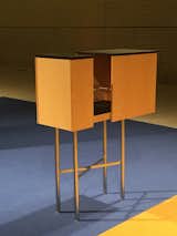 As part of the Generations exhibition on the show floor devoted to design history, Konstantin Grcic's 1994 Pandora bar cabinet for Classicon was on display. 