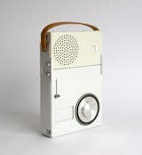 Dieter Rams's portable transistor radio and phonograph (TP1), designed for Braun in 1959. Compact and beautiful in its Functionalist form—cool to think of it as an iPod for the '60s kids.
