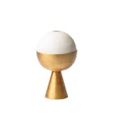 Censer incense burner by Apparatus Studio, made from porcelain and brass.