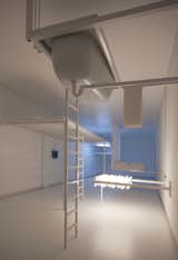 For this installation at the Louisiana Museum of Modern Art in Denmark, designer Philippe Rahm considered both the illumination and heat generated by lighting sources. Based on Archimedes' principle that hot air rises, while cold air descends, Rahm placed lights at mid-level to optimize both visibility and warmth generated by the incandescent bulbs. Humlebæk, Denmark. Design Philippe Rahm (philipperahm.com). Client: Louisiana Museum of Modern Art)
Photo: Brøndum & Co.
  Photo 5 of 9 in Light and Architecture Come Together In These Space-Defining Designs by Aileen Kwun