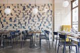 A Parisian Seafood Restaurant, Swimming in Shades of Blue