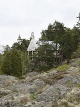 A Swedish Summer Cabin That Sits  Above and Among the Trees