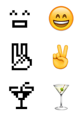 New York's Museum of Modern Art has just announced the acquisition of NTT DOCOMO’s original set of 176 emoji, first designed for cell phones in 1999, to its permanent collection, citing: "These 12 x 12 pixel humble masterpieces of design planted the seeds for the explosive growth of a new visual language." The now-ubiquitous glyph set joins other digital designs, such as the '@' symbol and a series of video games, which were acquired by the Architecture and Design department in 2010 and 2012, respectively.