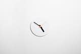 Assembly Clock by Tomas Rojcik / Normal Goods for EQ3

Charmingly minimal? Yes. Totally accurate? No. Still a delightful way to watch the time. 

https://www.eq3.com/us/en/assembly