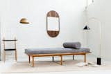 Coil + Drift took home the award for best first-time exhibitior at ICFF 2016 with their Soren chair, June mirror, Sylva daybed, and Bishop floor lamp