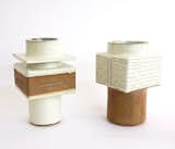 “This is my take on Brutalist architecture combined with Japanese pagodas," says Los Angeles–based ceramicist Bari Ziperstein. 