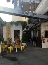 Five vendors occupy the 1,000-square-foot Bowery Market, a mini food hall that opened July 2016 on the site of a former tire repair shop. 