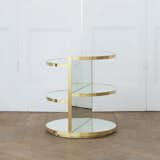 Invisible Eye mirrored side table, mirror and brass, by Rooms

This mirrored, bifurcated table was designed as part of the Invisible to the Eye collection.  