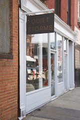 The shop is located on a busy commercial stretch of Grand Street in Williamsburg.