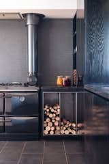 The kitchen features a&nbsp;Donard wood-fired stove by Stanley&nbsp;and tiles from Classic Ceramics.&nbsp;