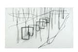 Along with 17 three-dimensional models, the exhibition includes more than 30 drawings from gestural sketches to detailed studies.