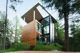 Exterior, Wood Siding Material, and Metal Siding Material  Photo 6 of 23 in Inspi by Nonsleep from Is it Any Surprise a Sculptor Had a Hand in This Home?