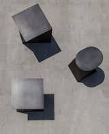 UHURU expands upon the Tack console, a sharply geometric piece launched two years ago, with a collection of hand-blackened steel side tables and a chair. 