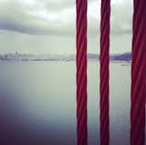 Licorice ropes that hold up the GGB 