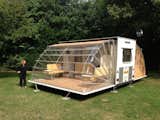 Eduard Bohtlingk, a Dutch designer and architect, designed this “urban camper,” called the Markies (that’s ‘Marquis’ in English) that was featured as part of the Urban Campsite art installation in Amsterdam. People were invited to stay in the artist-designed structures within city limits.