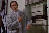 Modern design enthusiast, Patrick Bateman, shows us why white minimal interiors and Huey Lewis and the News is a killer combination.