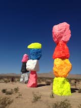 Land art in Las Vegas. Seven Magic Mountains by Ugo Rondinone  Photo 1 of 2 in Inspiration by Nilus Designs