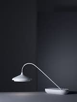 The reading lamp Perche invites daydreaming. The extreme lightness of her figure defies the laws of balance. 
I like talking about floating mass to describe this item, the metal reflector repulsed seems weightless after this fine gallows 
while the base polished concrete that reassures construction of fragile appearance.

Before this lamp treated only in white or black, the eye is not distracted, he focuses on the form and its famous cantilever.
 #perch #lamp #benjamingraindorge #whitelamp #modern #designer #led #aluminum #steel #concrete #black
