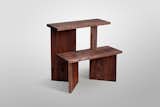 #stepstool #furniture #traditional #form #equal #proportion #balance #transport #angled #risers #walnut #whiteoak #oil #wax #CaseyLurie