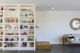 Living Room, Bookcase, Concrete Floor, and Sofa  Photo 1 of 12 in Blackbirds by Barbara Bestor Architecture