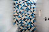 #LosFeliz #residence #renovation #modern #remodel #color #interior #inside #bathroom #tile #shower #dynamic #California #2014 #BarbaraBestor  Photo 7 of 26 in Tile by Whitney Wolff from Los Feliz