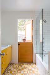 #OjaiHouse #residence #ranchhouse #renovation #interior #exterior #doorway #bathroom #tile #remodel #color #modern #midcentury #Ojai #California #2015 #BarbaraBestor