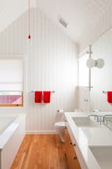 #SilverLakeHouse #residence #modern #color #interior #inside #bathroom #sink #tub #roofline #lighting #SilverLake #LosAngeles #2013 #BarbaraBestor