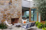 #ToroCanyonHouse #residence #modern #midcentury #exterior #outside #outdoor #seating #fireplace #patio #2012 #SantaBarbaraCounty #BarbaraBestor 