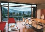 #BallyHeadquarters #modern #midcentury #structure #interior #inside #seating #table #windows #lighting #indoors #form #BassamFellows