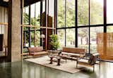 #GeigerCreativeDirection #modern #structure #interiors #inside #seating #living #windows #lighting #concrete #wood #indoors #BassamFellows