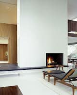 #WillisMillsHouse #residence #modern #structure #interior #inside #indoors #windows #lighting #seating #levels #fireplace #midcentury #BassamFellows