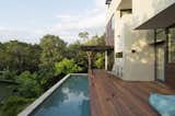 #CarvedCubeHouse #residence #perfectcube #modern #midcentury #levels #exterior #outdoor #outside #lanscape #deck #pool #view #axis #Texas #BercyChenStudio