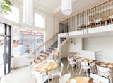 #LordStanley #restaurant #modern #midcentury #structure #informal #comfortable #interior #inside #indoors #dining #table #chairs #staircase #levels #lighting #windows #SanFrancisco #2015 #BoorBridgesArchitecture