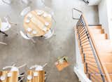 #LordStanley #restaurant #modern #midcentury #structure #informal #comfortable #interior #inside #indoors #dining #table #chairs #staircase #levels #lighting #windows #SanFrancisco #2015 #BoorBridgesArchitecture