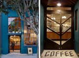 #Sightglass #20th #modern #coffee #oldworld #cafe #refined #material #palette #roastery #vintage #midcentury #exterior #outside #outdoors #windows #doorway #lighting #SanFrancisco #2014