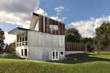 #modern #architecture #modernarchitecture #exterior #concrete #steel #corten #IndependenceHouse #house #Independence #Minnesota #CityDeskStudio 