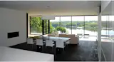 #modern #architecture #modernarchitecture #interior #diningroom #livingroom #window #view #glass #SweeneyLake #GoldenValley #Minnesota #house #lakehouse #CityDeskStudio