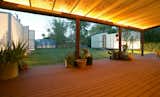 #PodProject #modern #structure #minimal #simple #historic #renovation #exterior #outside #outdoor #indooroutdoorliving #deck #seating #landscape #shapes #addition #overhang #lighting #1950s #CoLabStudios
