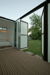#PodProject #modern #structure #minimal #simple #historic #renovation #interior #inside #indoor #door #open #bedroom #bed #lighting #flooring #dynamic #1950s #CoLabStudios