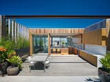 #modern #architecture #modernarchitecture #exterior #outdoor #glass #concrete #wood #deck #dining #outdoordining #patio #SanFrancisco #California #CraigSteely #CraigSteelyArchitecture