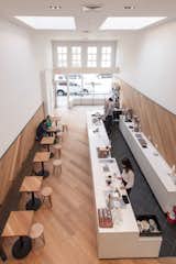 #modern #architecture #modernarchitecture #coffee #coffeeshop #coffeebar #minimal #interior #wood #glass #tile #SaintFrank #SaintFrankCoffee #RussianHill #SanFrancisco #California #DavidBaker #DavidBakerArchitects #AmandaLoper #IanDunn