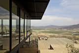 #view #exterior #outdoor #lounge #firepit #deck #glass #window #landscape #mountain #green #Baja #California #GraciaStudio