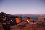 #outdoor #outside #landscape #smallspaces #view #exterior #backyard #lounge #firepit #view #mountain #Baja #California #GraciaStudio