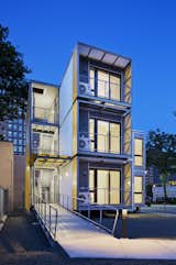 #exterior #outside #outdoor #landscpe #modular #housing #industrial #Brooklyn #NewYork #GarrisonArchitects