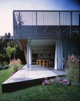 #exterior #outdoor #outside #landscape #color #grass #lavender #palm #concrete #SantaMonica #California #KevinDalyArchitects  Photo 4 of 14 in Purple by Norah Eldredge from Beverly House