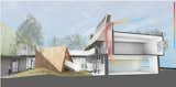 #sketch #rendering #modern #immersion #school #eco #green #sustainable #SantaMonica #California #KevinDalyArchitects