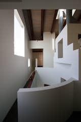 #interior #indoor #inside #stairs #hallway #light #art #wood #industrial #HermosaBeach #California #KevinDalyArchitects