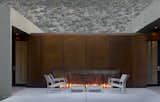 #levinresidence #modern #desert #interior #architecture #modern #design #lightingdesign #fireplace #livingarea #openfloor #seatingdesign   Photo 9 of 12 in Levin Residence by Ibarra Rosano Design Architects