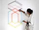 #margretheodgaard #navajodrawing #navajo #wood #art #moderndesign #design #weaving #americanindians #color #conceptual  